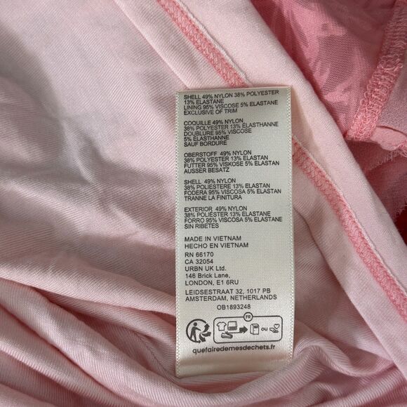 Free People Antoinette Mini Dress Womens Small Velvet Floral Flowy Skater Y2K - Picture 9 of 13